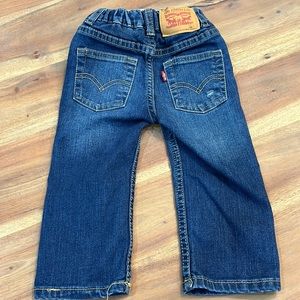 Baby Levi’s Murphy Pull On Jeans 12 month EUC distressed